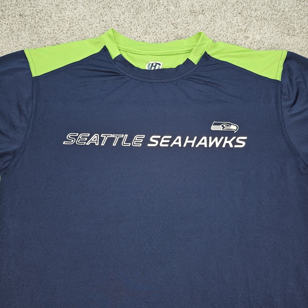 Seattle Seahawk Mens Dri-Fit Material NFL Shirt Size Large